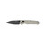 Kershaw 6105 Bel Air Folding Knife 3.1" CPM MagnaCut Reverse Tanto Plain Edge Blade, Bright Nickel Aluminum Handle