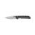 Kershaw 2038 Iridium Folding Knife 3.4" D2 59-60 Stonewashed Spear Point Plain Edge Blade, Gray Anodized Aluminum Handle