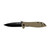 Kershaw 6054BRNBLK Emerson CQC-4K Folding Knife Drop Point 3.25" Black-Oxide Coating 8Cr14MoV Plain Edge Blade, Brown Handle