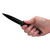 Kershaw 4007 Secret Agent Boot Knife Fixed 4.40" Black Plain Edge Blade, Black Handle