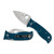 Spyderco C69PBL3K390 Lil Temperance 3 Lightweight Folding Knife 2.92" K390 Plain Edge Blade, Blue FRN Handle