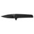 Kershaw 1935 Fatback Folding Knife Assisted SpeedSafe Drop Point 3.50" Black-Oxide Coating 8Cr13MoV Plain Edge Blade, Black Handle
