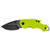Kershaw 8700LIMEBW Shuffle, Lime Blackwash Folding Knife Drop Point 2.40" Black-Oxide BlackWash Coating 8Cr14MoV Plain Edge Blade, Lime Handle