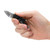 Kershaw 1025 Cinder Folding Knife Drop Point 1.40" Stonewashed 3Cr13 Plain Edge Blade, Black Handle