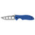 Kershaw 6034TRAINER Emerson E-Train Folding Knife Drop Point 3.20" Stonewashed 3Cr13 Plain Edge Blade, Blue Handle