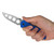 Kershaw 6034TRAINER Emerson E-Train Folding Knife Drop Point 3.20" Stonewashed 3Cr13 Plain Edge Blade, Blue Handle