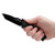 Kershaw 6044TBLK Emerson CQC-8K Folding Knife American Tanto 3.50" Black-Oxide Coating 8Cr14MoV Plain Edge Blade, Black G-10 Handle