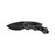 Kershaw 8720 Shuffle DIY Folding Knife Drop Point 2.40" Black-Oxide Coating 8Cr14MoV Plain Edge Blade, Gray Handle