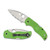 Spyderco C41SGR5 Native 5 Salt Lightweight Folding Knife 2.95" LC200N Serrated Edge Blade, Green FRN Handle