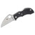 Spyderco MBKWP Manbug Lightweight Folding Knife Wharncliffe 1.91" VG-10 Plain Edge Blade, Black FRN Handle