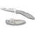 Spyderco C07S Police Model 4 Folding Knife 4.12" VG-10 Serrated Edge Blade, Stainless Steel Handle