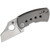 Spyderco C236TIP McBee Folding Knife 1.52" CTS-XHP Plain Edge Blade, Gray Titanium Handle