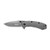 Kershaw 1555TI Cryo Folding Knife Assisted SpeedSafe Drop Point 2.75" Titanium Carbon-Nitride Coating, Satin Flats 8Cr13MoV Plain Edge Blade, Gray Handle