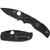 Spyderco C41PSBBK5 Native 5 Lightweight Folding Knife 2.95" CPM-S30V Black Combo Edge Blade, Black FRN Handle