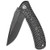 Kershaw 1301BW Starter Folding Knife Assisted SpeedSafe Drop Point 3.40" Black-Oxide BlackWash Coating 4Cr14 Plain Edge Blade, BlackWash Handle