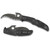 Spyderco C12SBBK2W Matriarch 2 Folding Knife Emerson Opener 3.57" VG-10 Black Serrated Edge Blade, Black FRN Handle
