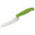 Spyderco K14PGN Kitchen Z-Cut Offset 4.38" CTS-BD1N Pointed Tip Plain Edge Blade, Green Polypropylene Handle