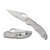 Spyderco BY01PS2 byrd Harrier 2 Folding Knife 3.39" 8Cr13MoV Combo Edge Blade, Stainless Steel Handle