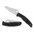 Spyderco C91PBK2 Pacific Salt 2 Folding Knife 3.78" H-1 Plain Edge Blade, Black FRN Handle