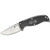 Spyderco FB31CPBK Enuff Clip Point Fixed Knife 2.75" VG-10 Plain Edge Blade, Black FRN Handle