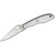 Spyderco C138P Grasshopper Folding Knife 2.27" Sandvik 12C27 Plain Edge Blade, Stainless Steel Handle