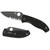 Spyderco C122GBBKPS Tenacious Folding Knife Black 3.39" 8Cr13MoV Combo Edge Blade, Black G-10 Handle Spyderco C122GBBKPS Tenacious Folding Knife Black 3.39" 8Cr13MoV Combo Edge Blade, Black G-10 Handle