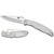 Spyderco C10P Endura 4 Folding Knife 3.85" VG-10 Plain Edge Blade, Stainless Steel Handle