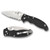 Spyderco C101GPS2 Manix 2 Folding Knife 3.37" CPM-S30V Serrated Edge Blade, Black G-10 Handle