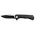 Kershaw 1955 Showtime Folding Knife Assisted SpeedSafe Drop Point 3.00" Black-Oxide Coating 8Cr13MoV Plain Edge Blade, Black Handle