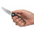 Kershaw 4037 Atmos Folding Knife Drop Point 3.00" Satin 8Cr13MoV Plain Edge Blade, Carbon Fiber/G-10 Handle