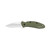 Kershaw 1620OL Scallion, Olive Folding Knife Assisted SpeedSafe Drop Point 2.40" 420HC Plain Edge Blade, Olive Handle