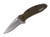 Kershaw 1620OL Scallion, Olive Folding Knife Assisted SpeedSafe Drop Point 2.40" 420HC Plain Edge Blade, Olive Handle