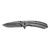Kershaw 1306BW Filter Folding Knife Assisted SpeedSafe Drop Point 3.25" Black-Oxide BlackWash Coating 4Cr14 Plain Edge Blade, BlackWash Handle