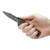 Kershaw 1556TIX Cryo II Folding Knife Assisted SpeedSafe Drop Point 3.25" Titanium Carbon-Nitride Coating, Satin Flats 8Cr13MoV Plain Edge Blade, Gray Handle
