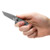 Kershaw 1324 Cathode Folding Knife Assisted SpeedSafe American Tanto 2.25" Stonewashed 4Cr14 Plain Edge Blade, Stainless Steel Handle