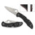 Spyderco C11FPSBKRD Delica 4 Lightweight Folding Knife Thin Red Line 2.90" VG-10 Combo Edge Blade, Black FRN Handle