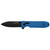 SOG 12-61-06-57 Pentagon XR LTE Folding Knife 3.60" CTS-HXP Spear Point Straight Edge Blade, Blue G10 Handle