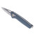 SOG 12-73-03-57 One-Zero XR Folding Knife 3.10" Cryo CPM S33VN Clip Point Straight Edge Blade, Smoke Gray Aluminum Handle