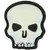 Maxpedition HISKS Hi Relief Skull Morale Patch - 1.70" x 2.00"