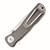 SOG TWI8-CP Twitch II Folding Knife 2.65" AUS-8 Drop Point Plain Edge Blade, Gray Anodized Aluminum Handle