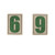 Maxpedition PVCPATCH-NUM6A Number 6/9 Morale Patch - Arid - 0.84" x 1.18"