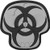 Maxpedition BZSK Biohazard Skull Morale Patch - 2" x 2"