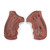 Pachmayr Deluxe Laminate Revolver Grips, Rosewood