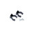 Maglite AM2A496 Universal Flashlight Mounting Brackets for AA-Cell Flashlights (2 Pack), Black