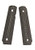 Pachmayr 1911 G10 Pistol Grips, Gray/Black