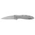 Kershaw 1660 Leek Folding Knife Assisted SpeedSafe Drop Point 3.00" Sandvik 14C28N Plain Edge Blade, Stainless Steel Handle