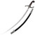 Cold Steel 88SYS Scimitar 32" 1065 Carbon Blade, Leather Scabbard with Steel Fittings