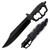 Cold Steel 80NTB Chaos Bowie Knife 10.50" SK-5 Clip Point Plain Edge Blade, Black 6061 Aluminum Handle