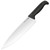 Cold Steel 20VCBZ Chef's Knife 10" 4116SS Drop Point Plain Edge Blade, Black Kray-Ex™ Handle