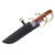 Cold Steel 88BF Butterfly Swords 15" 1060 Carbon Blades, Leather Scabbard and Wooden Handles